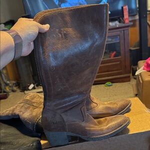 Born Brown Heeled Boots
